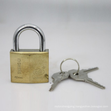 Gold Plated Rhombic Type Padlock with Flat Keys (GRP)